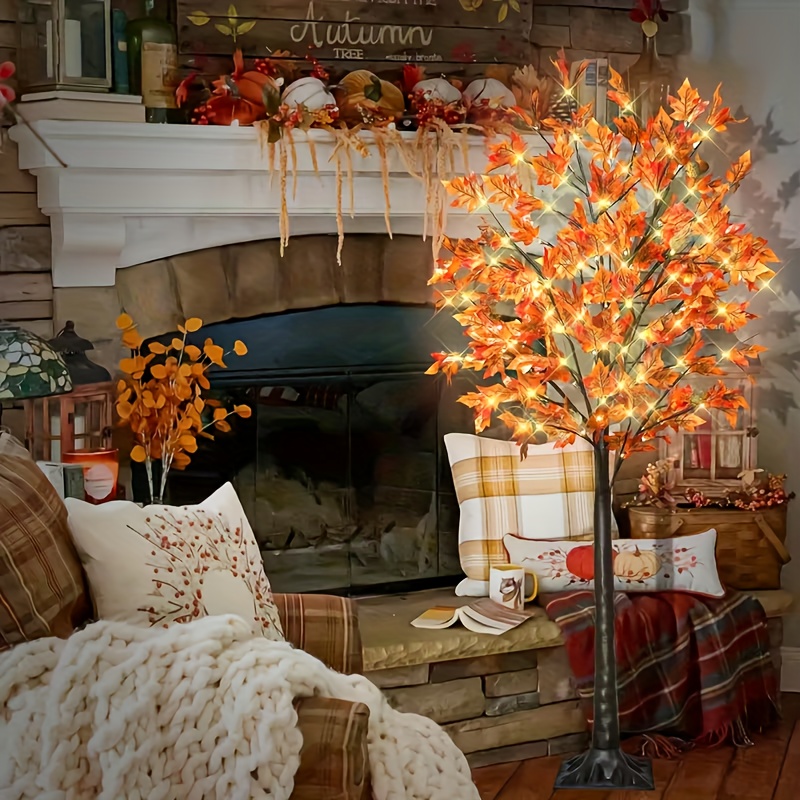 LED Maple Tree for Autumn and Holiday Christmas Decor