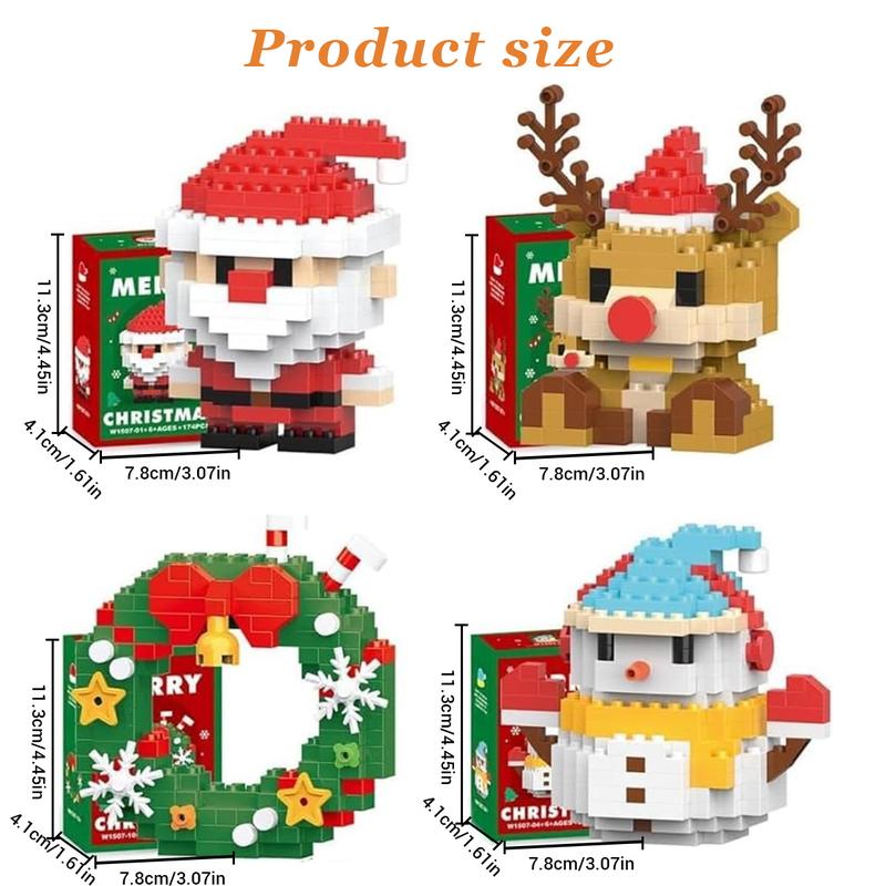 Christmas Advent Calendar Building Blocks For Kids