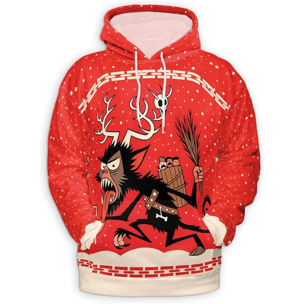 Christmas Santa Claus All Over Print Hoodie