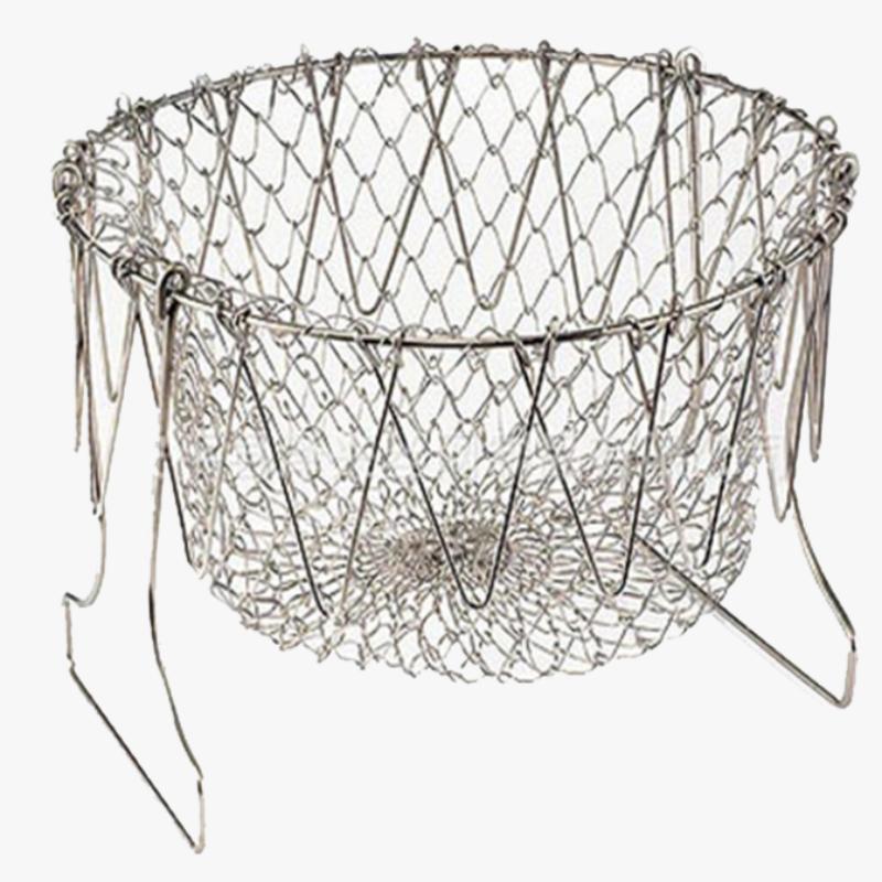 Foldable Fry Basket Kitchen Cooking Tool - FREE SHIP DEALS