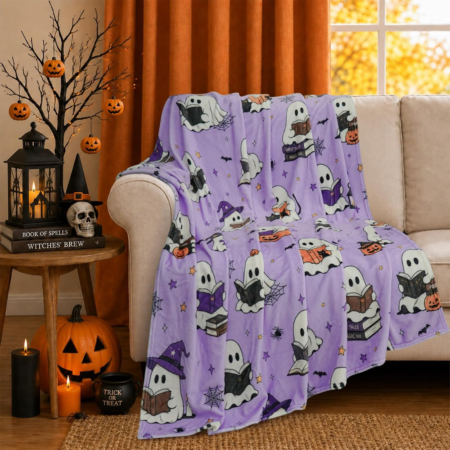 Christmas Themed Flannel Plush Blanket For Women