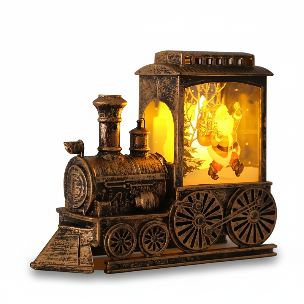 3D Christmas Train Battery Powered Night Light