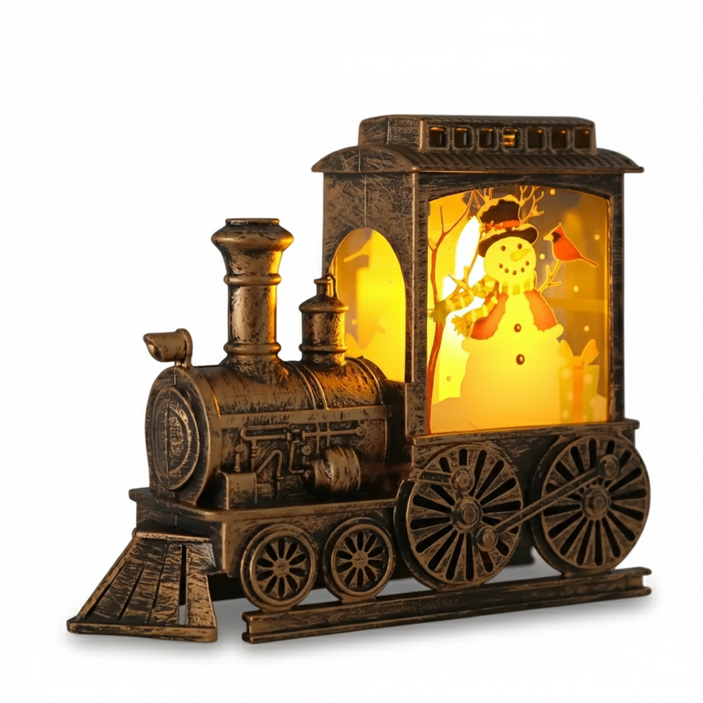 3D Christmas Train Battery Powered Night Light