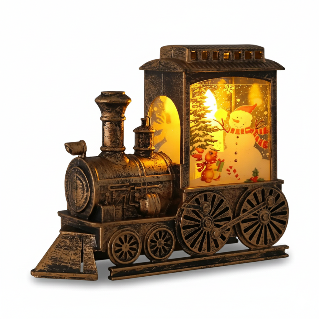 3D Christmas Train Battery Powered Night Light
