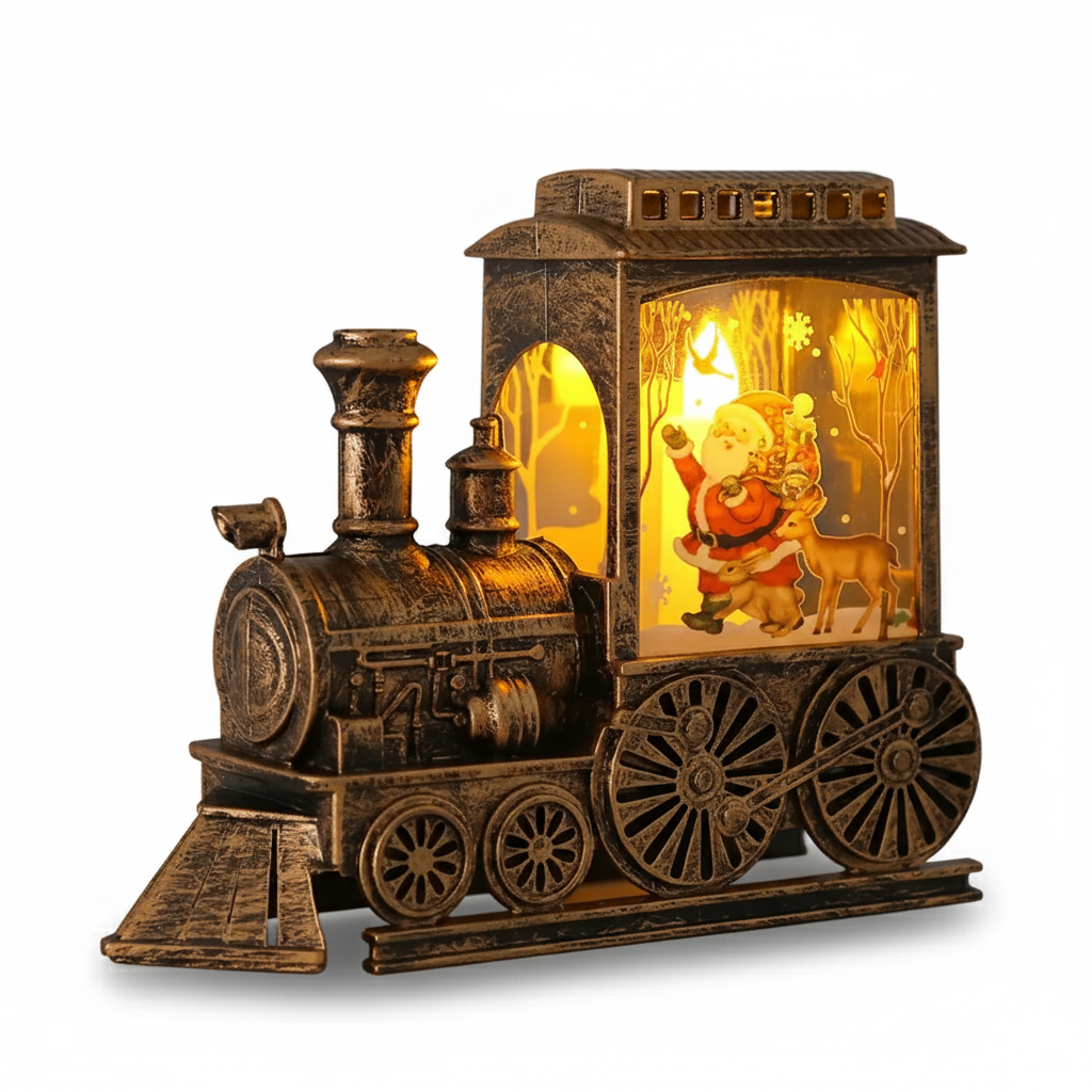 3D Christmas Train Battery Powered Night Light