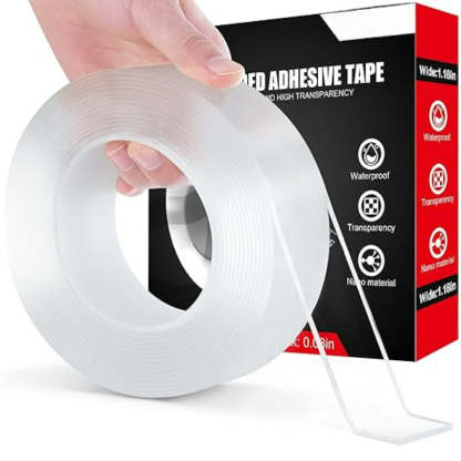 Multipurpose Mounting Transparent Tape For Reusable Wall Fixing