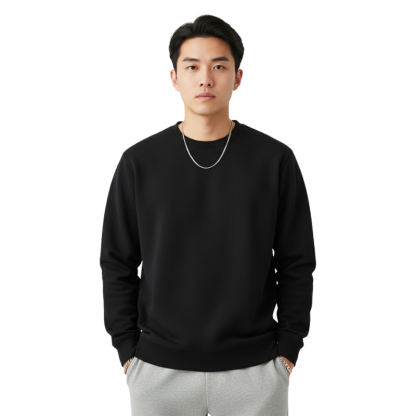 Men Heavyweight Long Sleeve  Sweatshirts