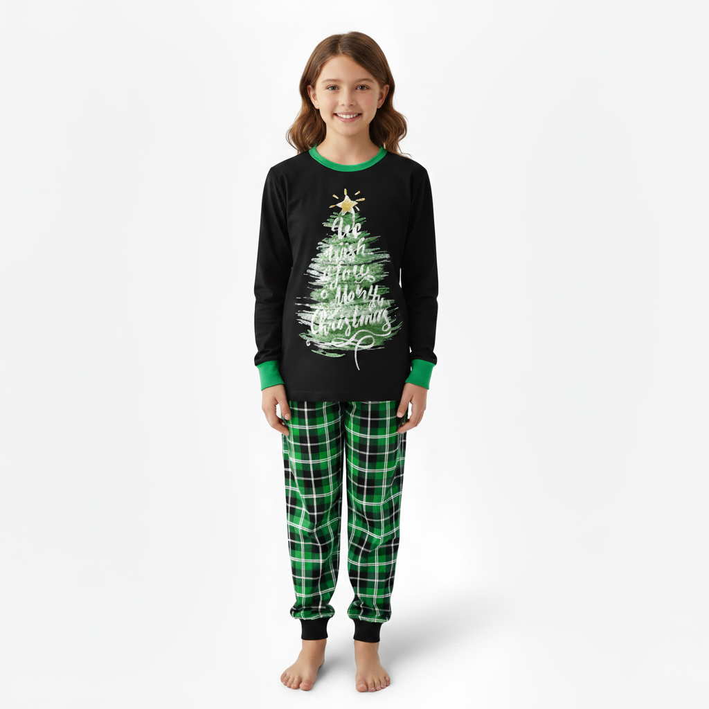 Christmas Tree All Over Print Matching Family Pajama Set