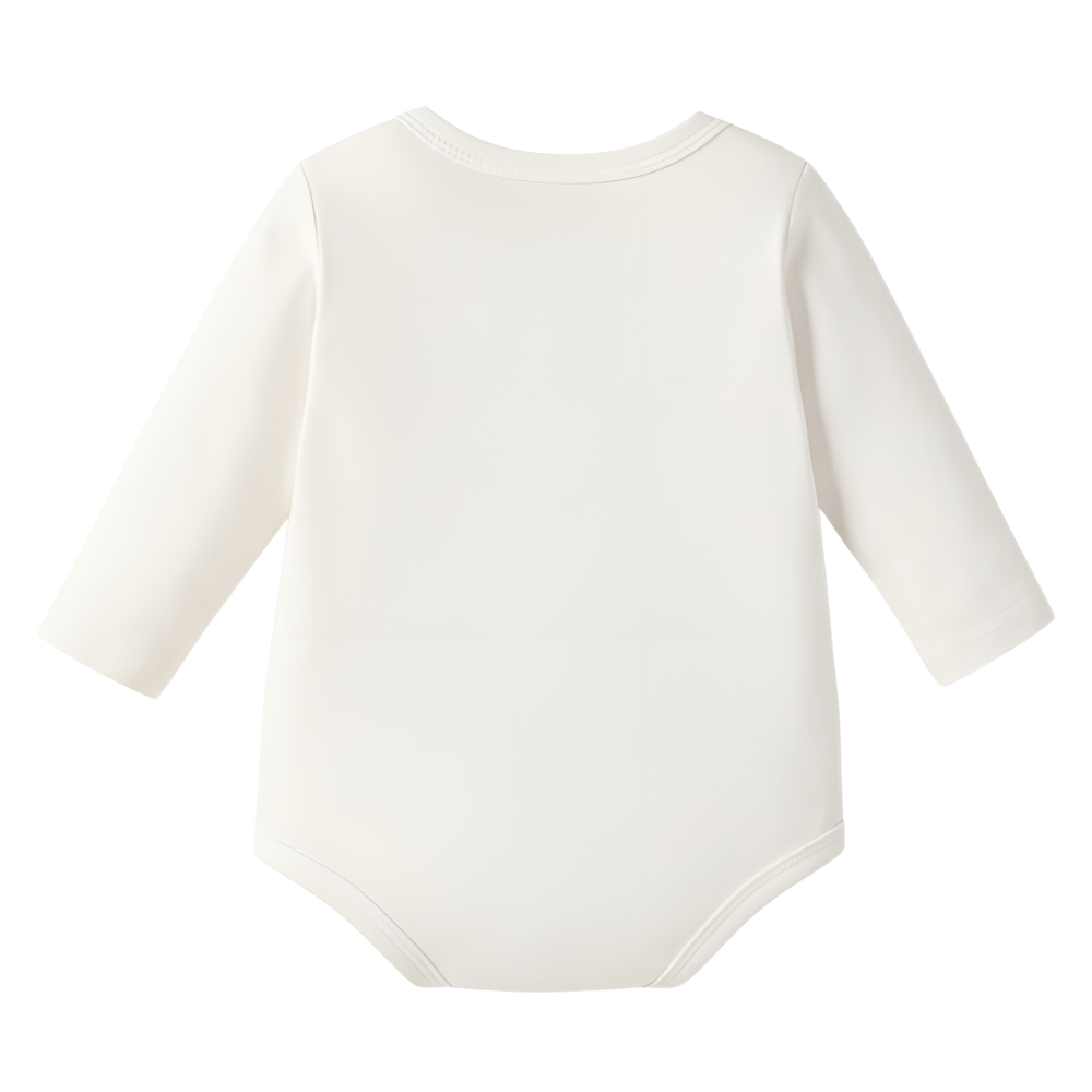 My 1st Christmas Printed Long Sleeve Romper 