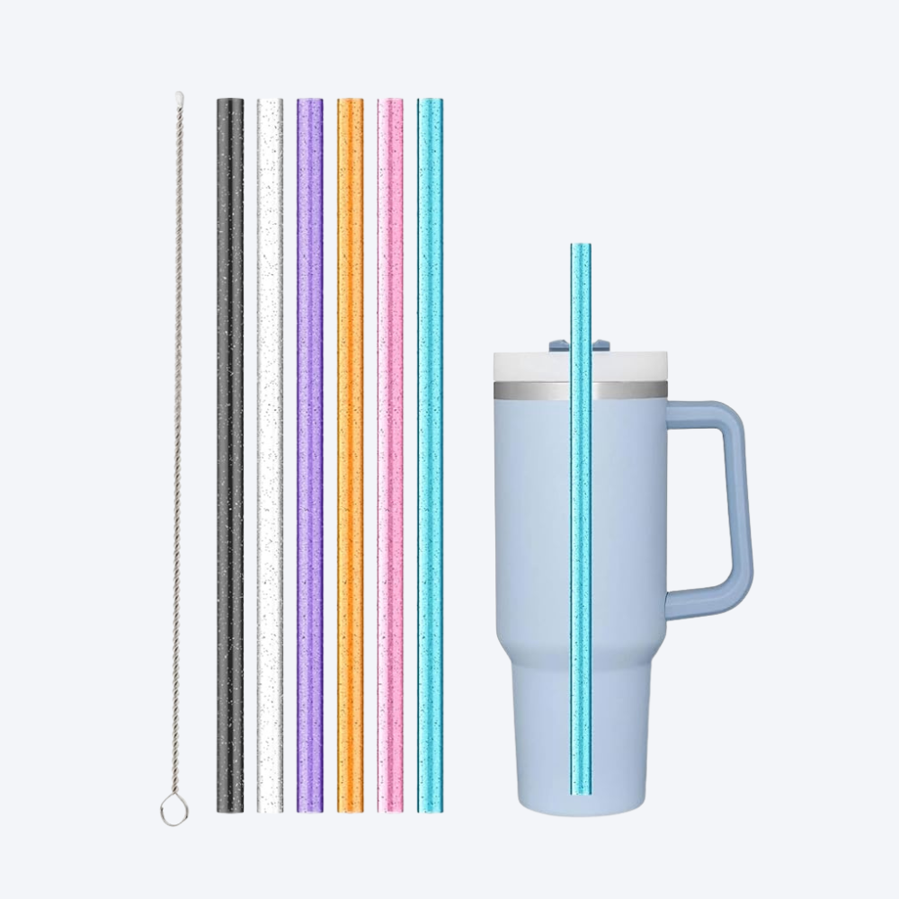 Cup Tumbler With Replacement Straw Pack Of 6