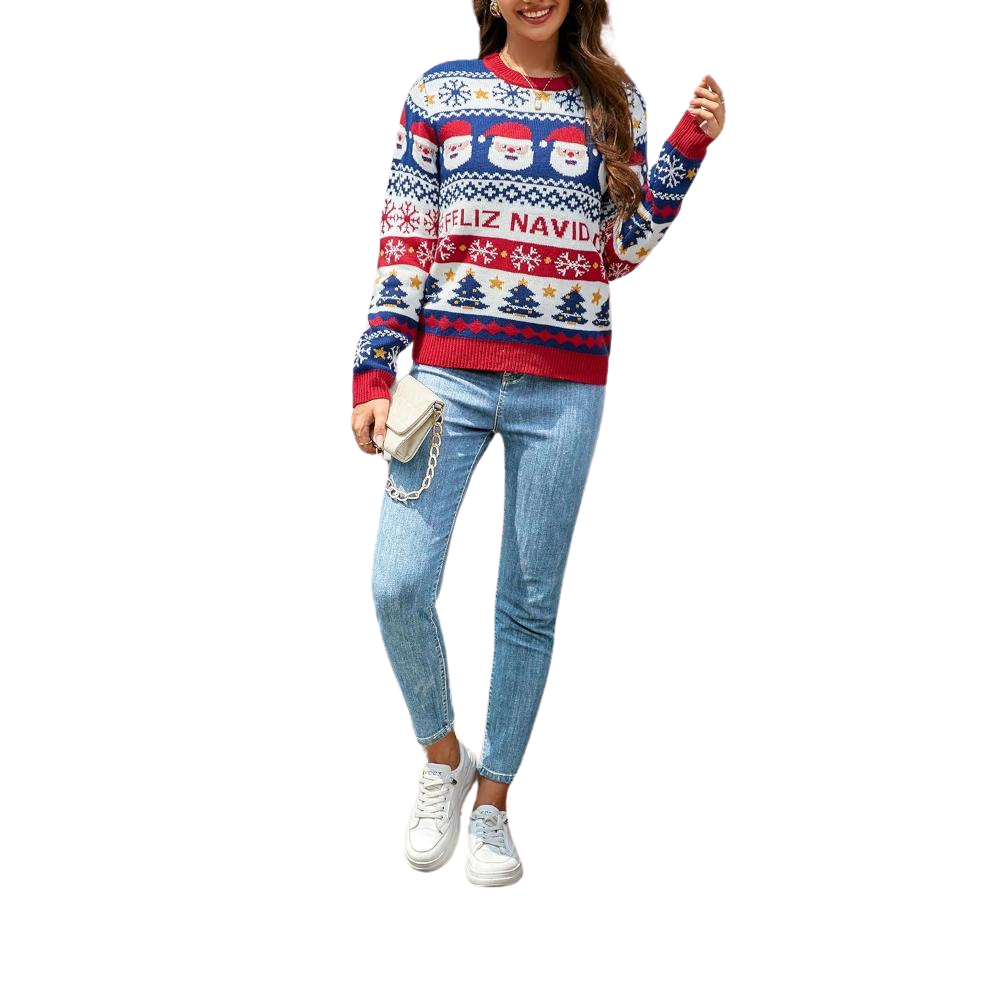 Button Down Christmas Cardigan For The Holidays-Cozy Knit Sets