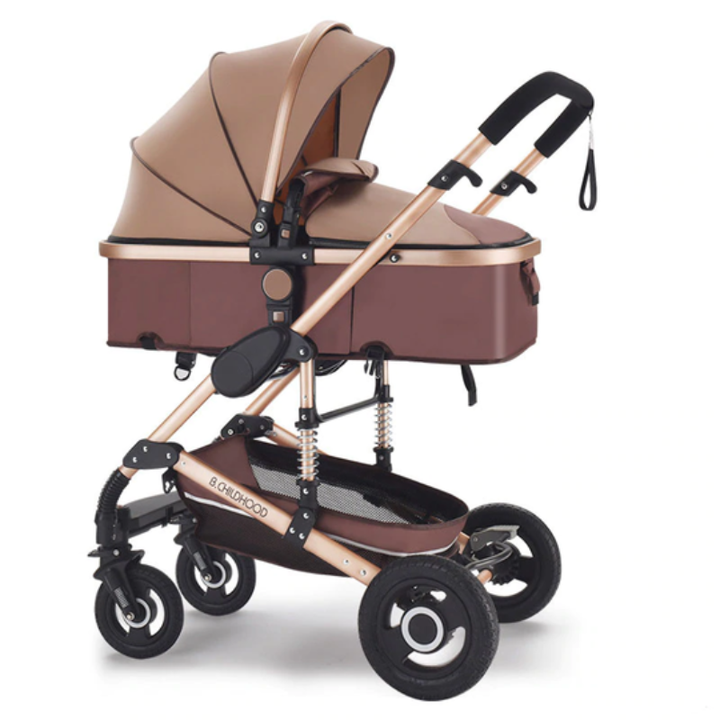3-in-1 Stroller, Bassinet and Toddler Seat-Amzemart