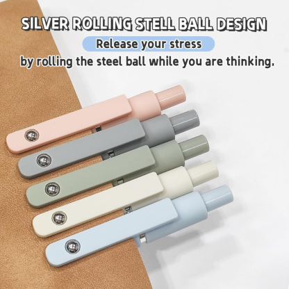 Retractable With Soft Matte Finish Gel Ink Pens
