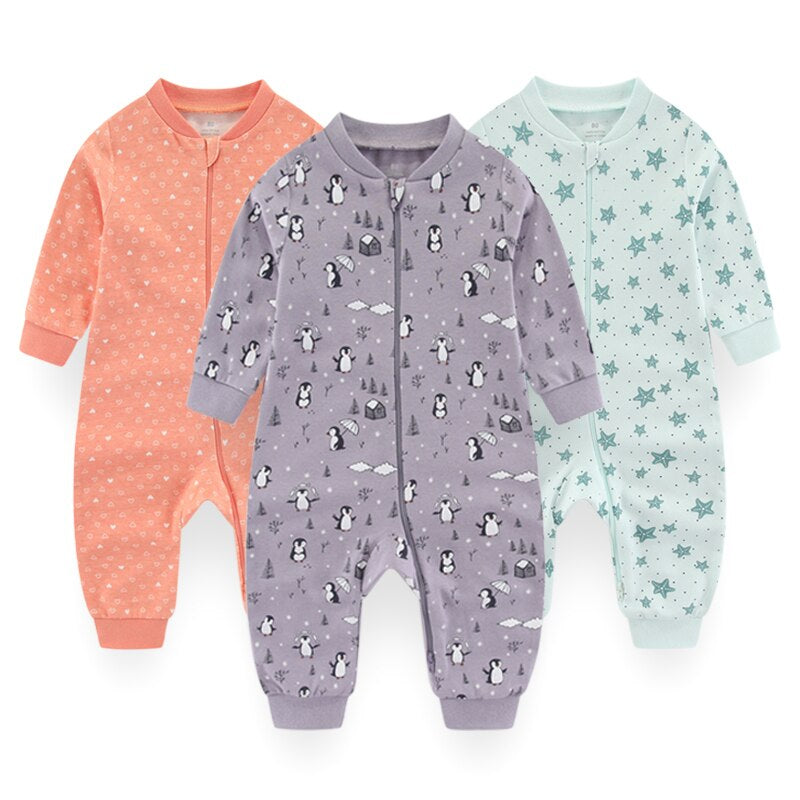 3Pcs Christmas Baby Cartoon Infant Rompers-Children Cloth Shop