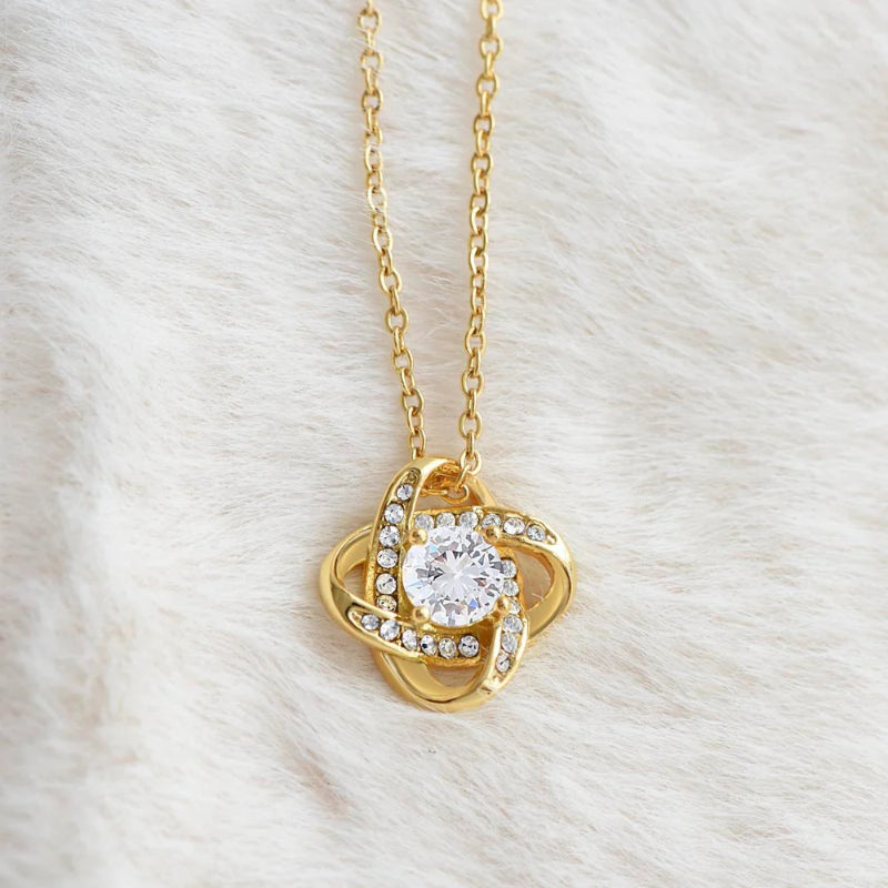 Timeless Knot Pendant Necklace With Gift Box