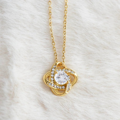 Timeless Knot Pendant Necklace With Gift Box