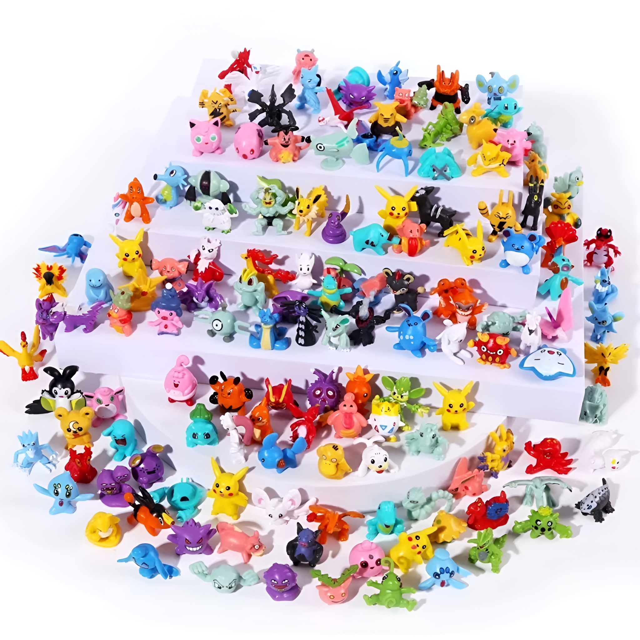 42 Pieces Christmas Advent Calendar With Surprise Toy Anime Figures For Kids