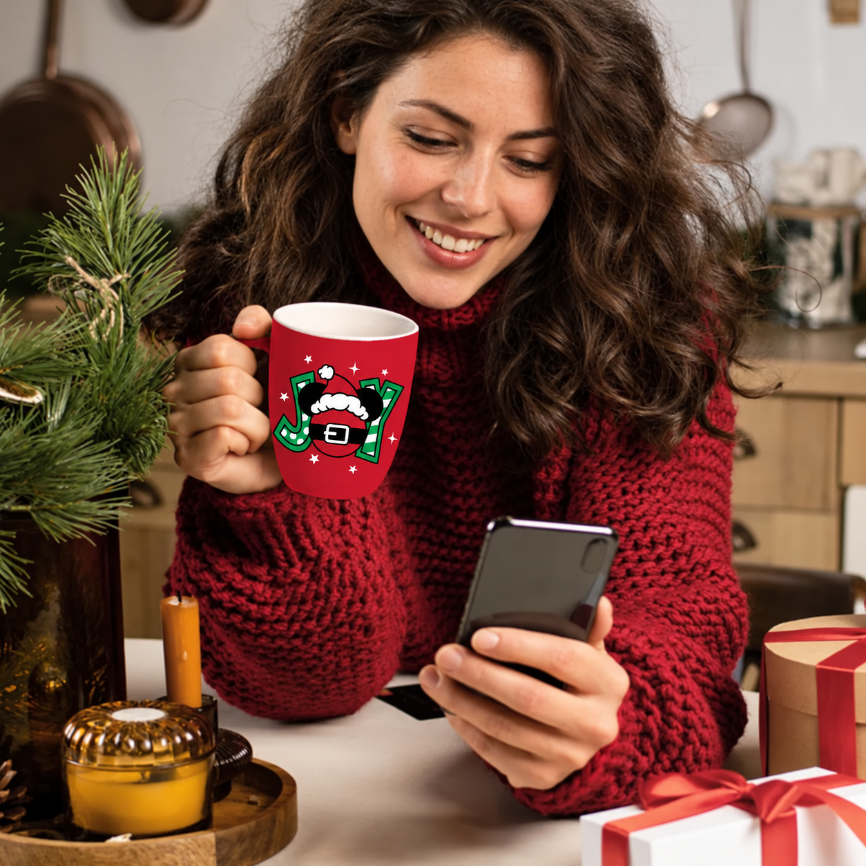 13 Oz Christmas Printed Coffee Mug For Men And Women