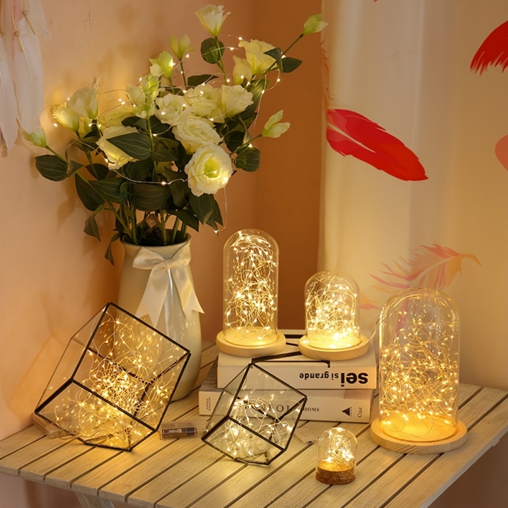 Micro LED Fairy String Lights with Flexible Wire for Indoor and Holiday Decoration