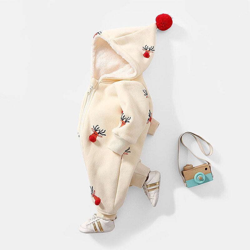 Winter Baby Thicken Christmas Infant Romper-Children Cloth Shop