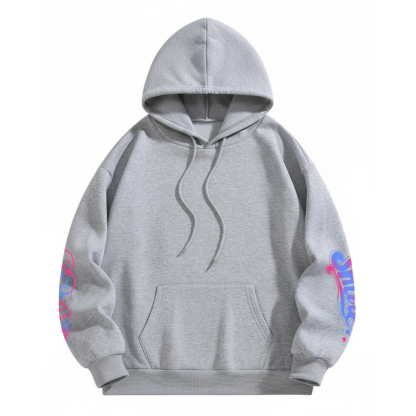 Women Happy Day Hoodie With Colorful Splash Smile Face