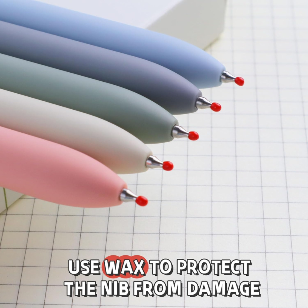 Retractable With Soft Matte Finish Gel Ink Pens