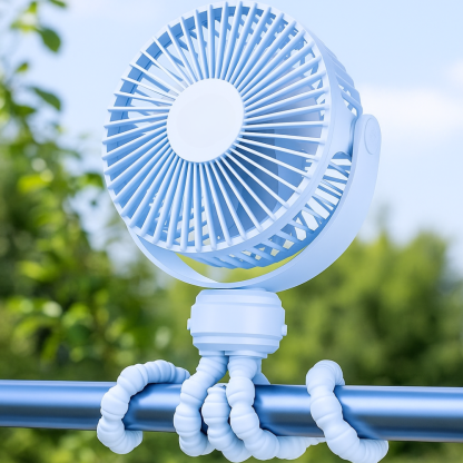 Battery Operated Mini Portable Stroller Fan