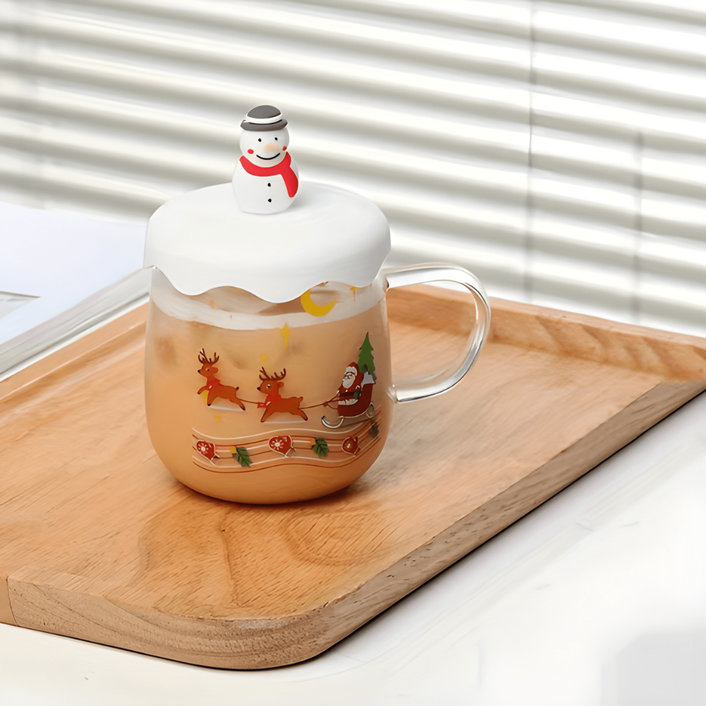 Christmas Glass Cup