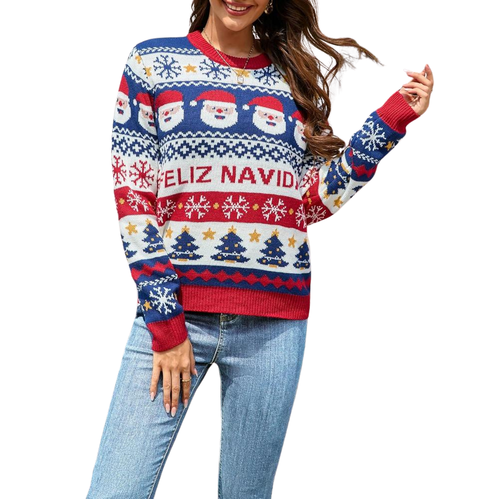 Button Down Christmas Cardigan For The Holidays-Cozy Knit Sets