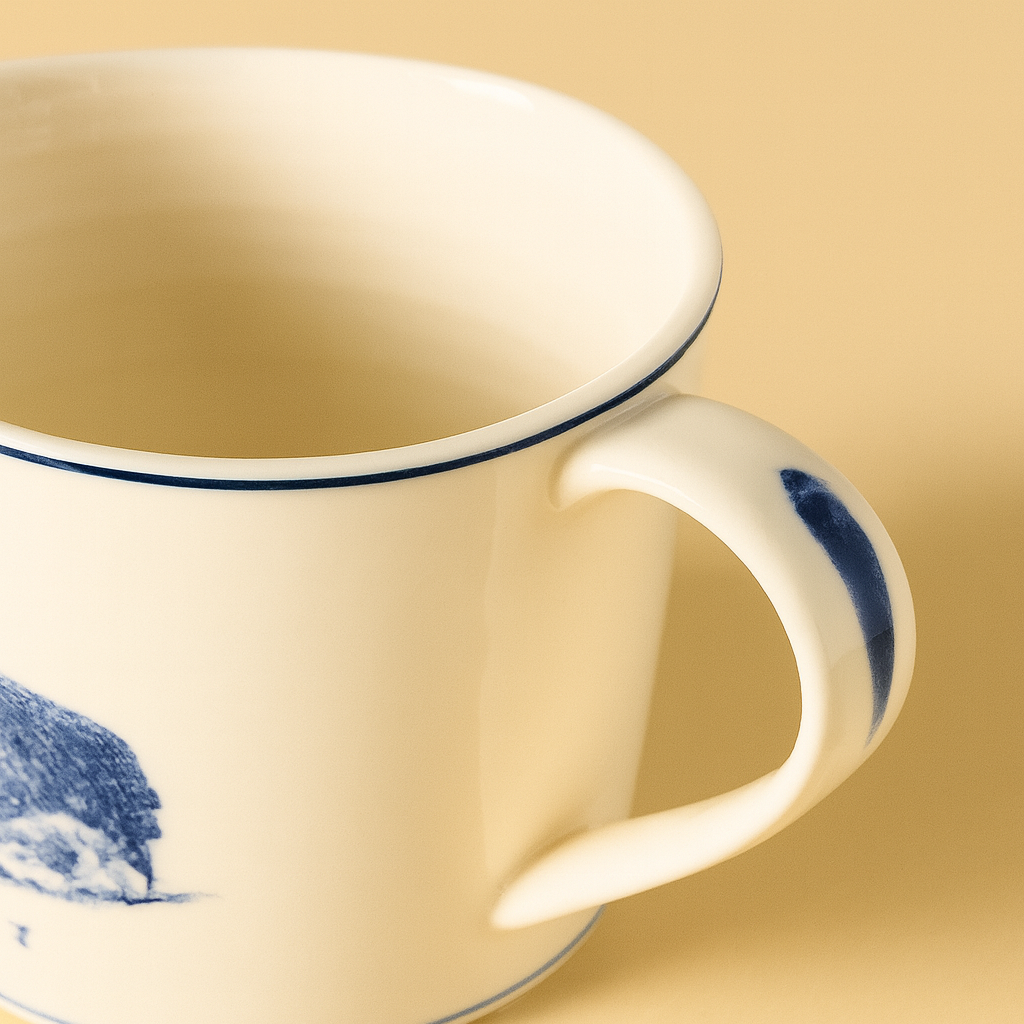 Stoneware Dog Coffee Mug