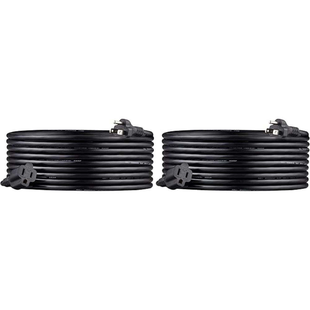Indoor Extension Power Cord With Flat Plug