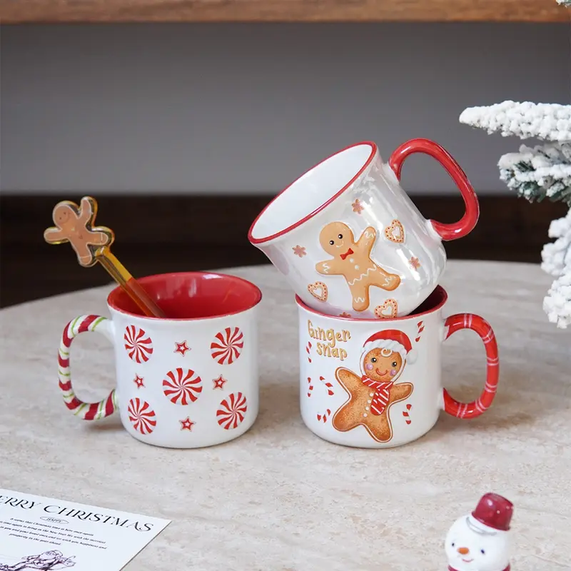 Creative Themed Ceramic Christmas Coffee Mug