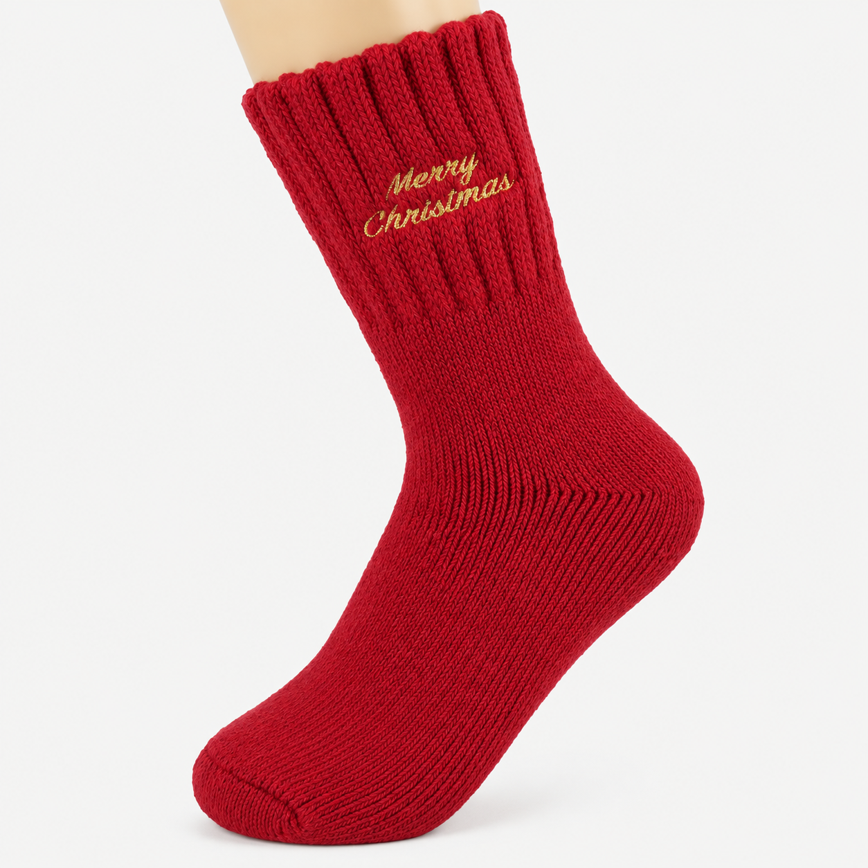 5 Pairs Christmas Knit Boot Socks For Women