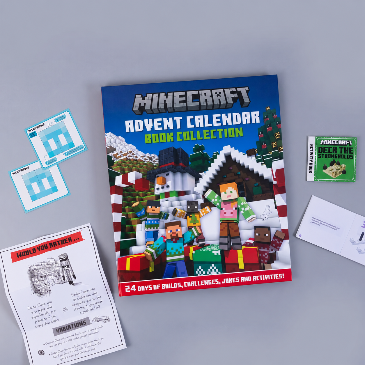 24 Days Block Adventure Christmas Advent Calendar Book Collection