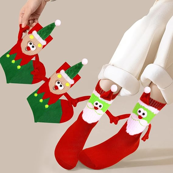 2 Pairs Funny Socks Gift Set For Men And Women