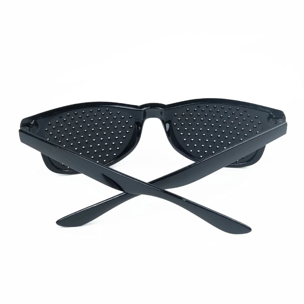 Pinhole Lens Reading Frame Perforated Design Glasses
