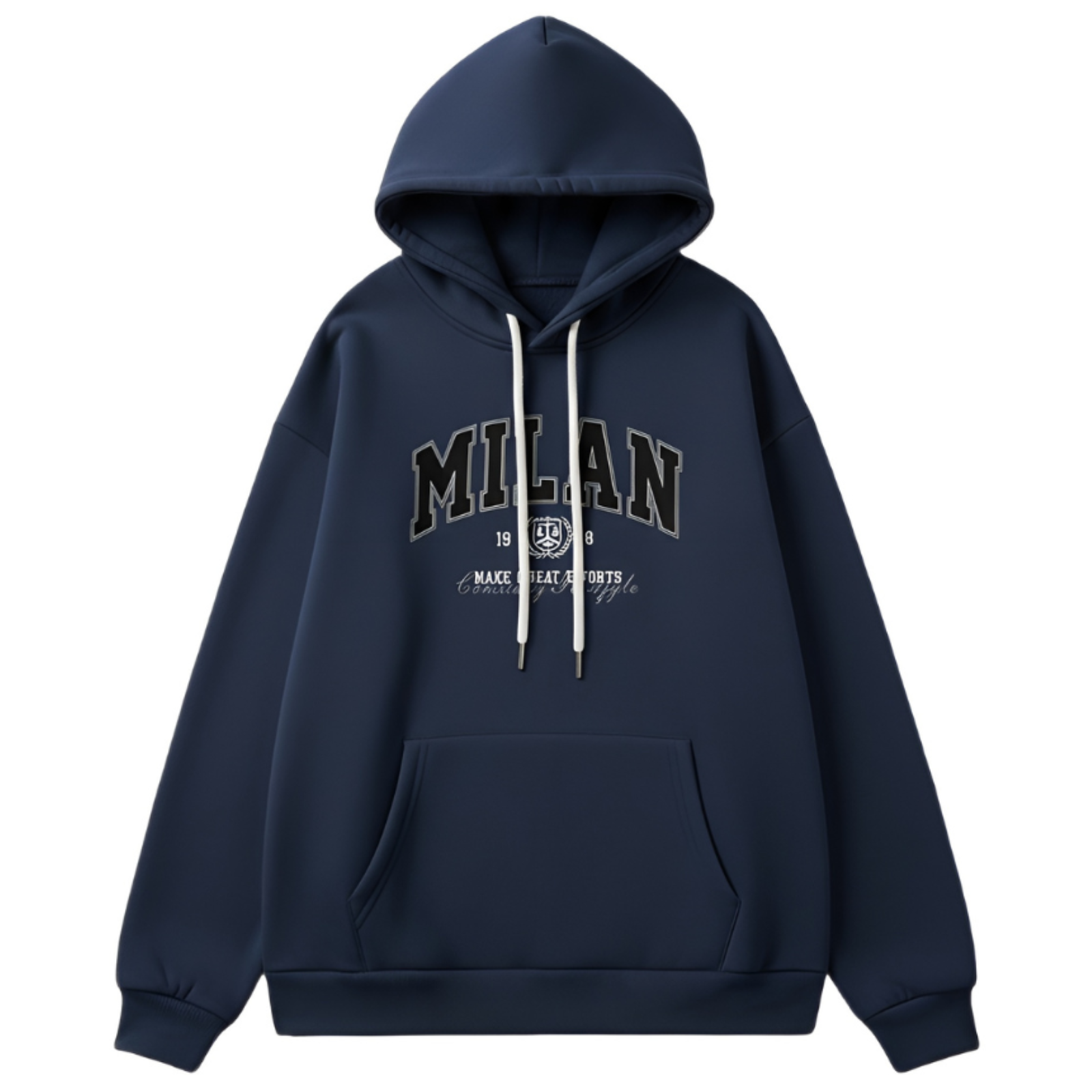 Men Fleece Lined Versatile Comfortable Hoodie