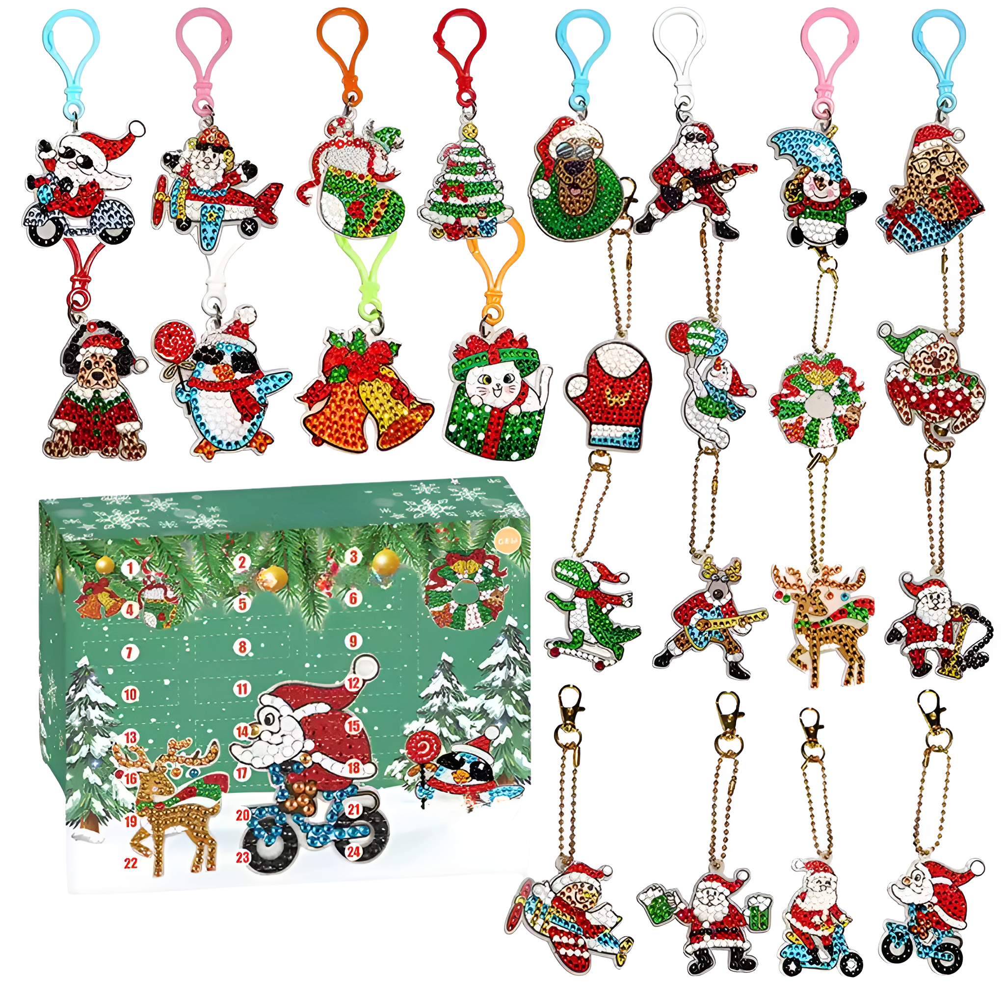 Christmas DIY Diamond Painting Craft Advent Calendar Box