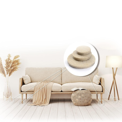 16 Pieces Furniture Floor Pads For Chair And Sofa