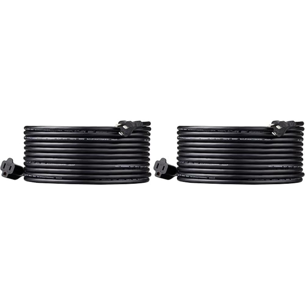 Indoor Extension Power Cord With Flat Plug