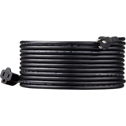 Indoor Extension Power Cord With Flat Plug
