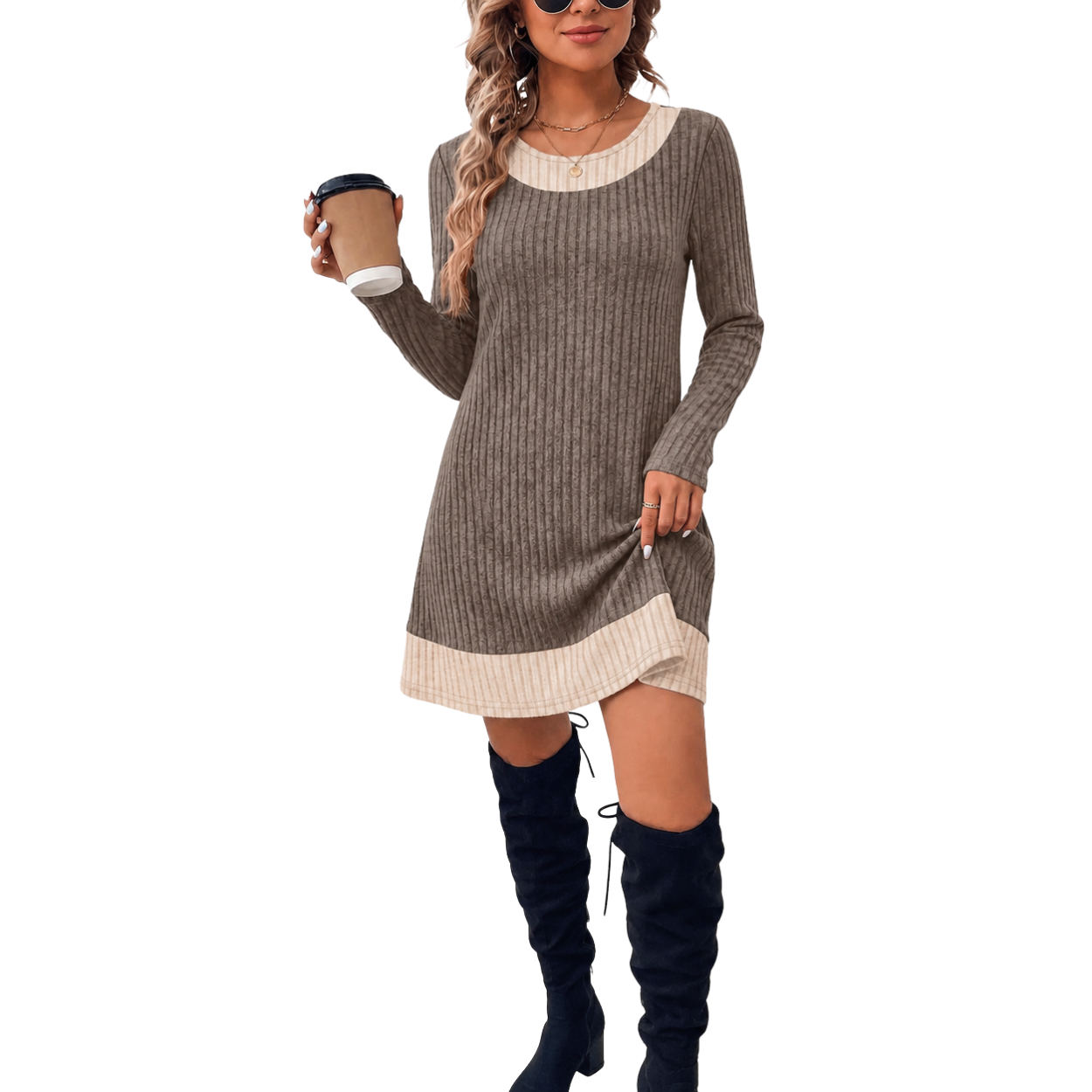 Casual Long Sleeve Christmas Sweater For Women