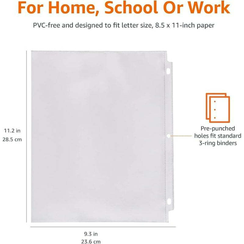 Clear Plastic Sheet Protectors With Transparent Sleeves