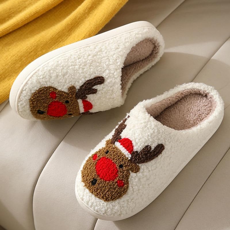 Unisex Christmas Memory Foam House Slippers For Indoor and Outdoor