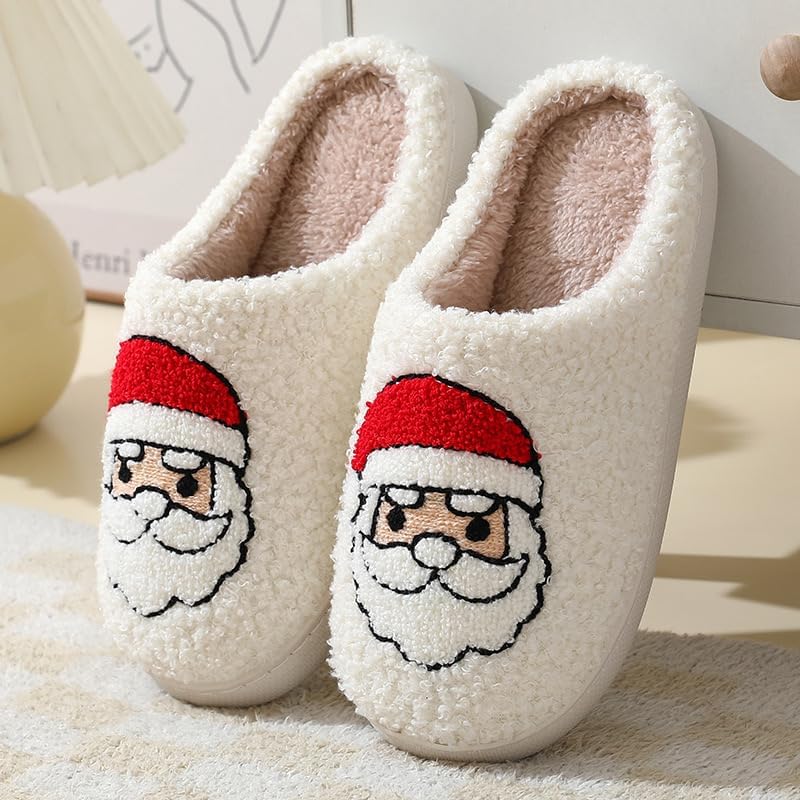 Unisex Christmas Memory Foam House Slippers For Indoor and Outdoor