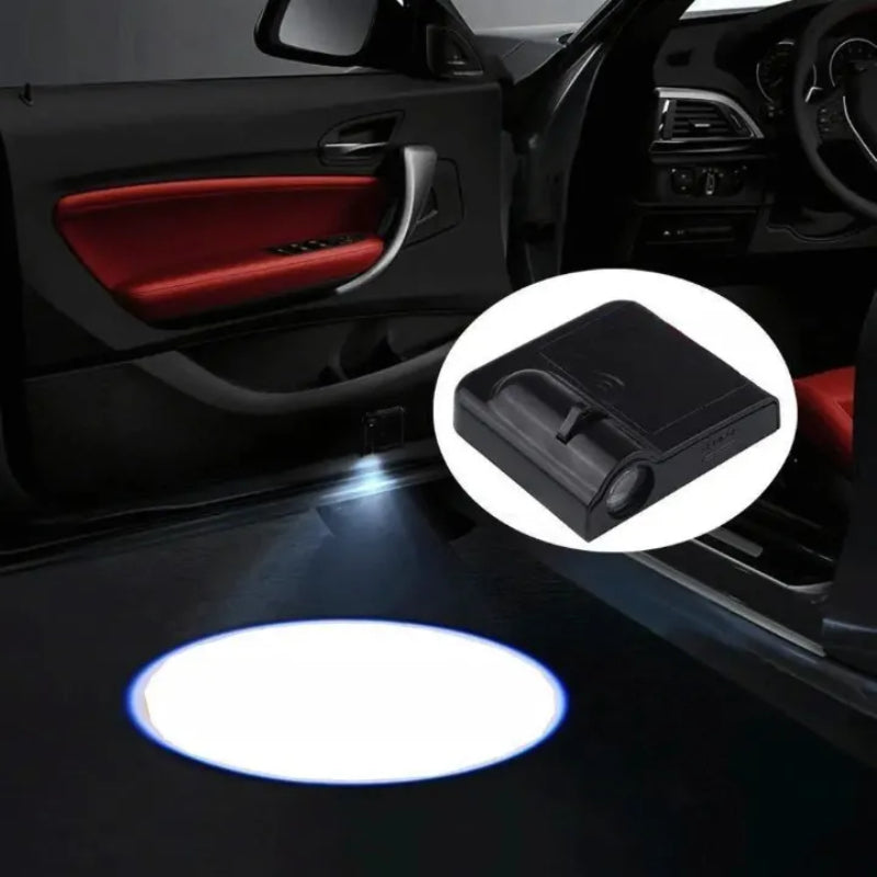 Set Of 2 BMW Door Ghost Light Logos-Amzemart