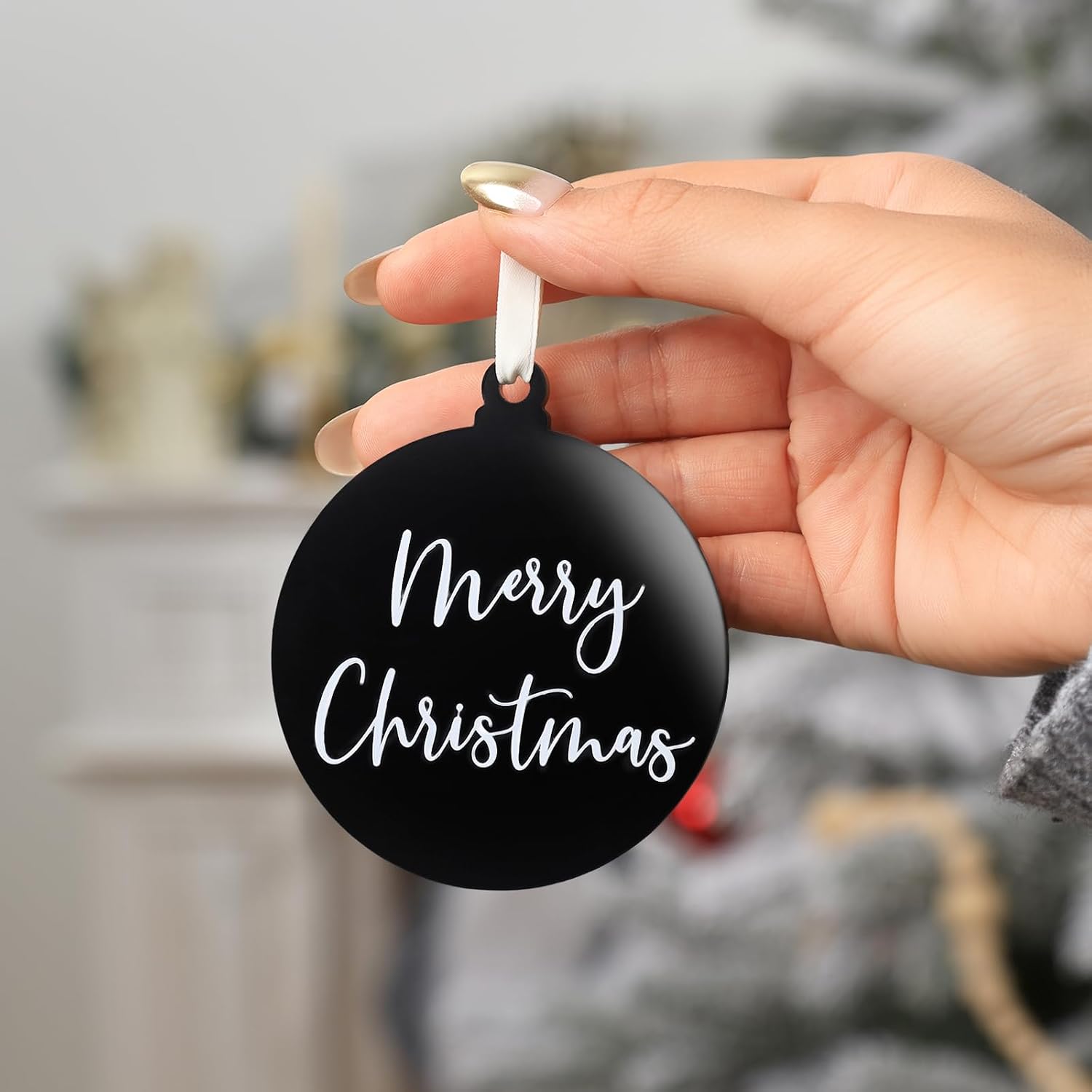 Personalizable Christmas Tree Hanging Ornament Set For Pets
