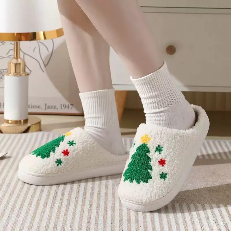 Unisex Christmas Memory Foam House Slippers For Indoor and Outdoor