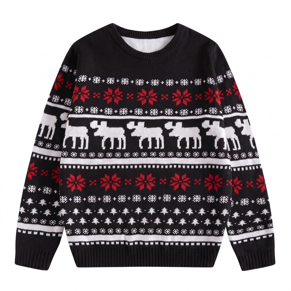 Casual Family Matching Christmas Sweaters 
