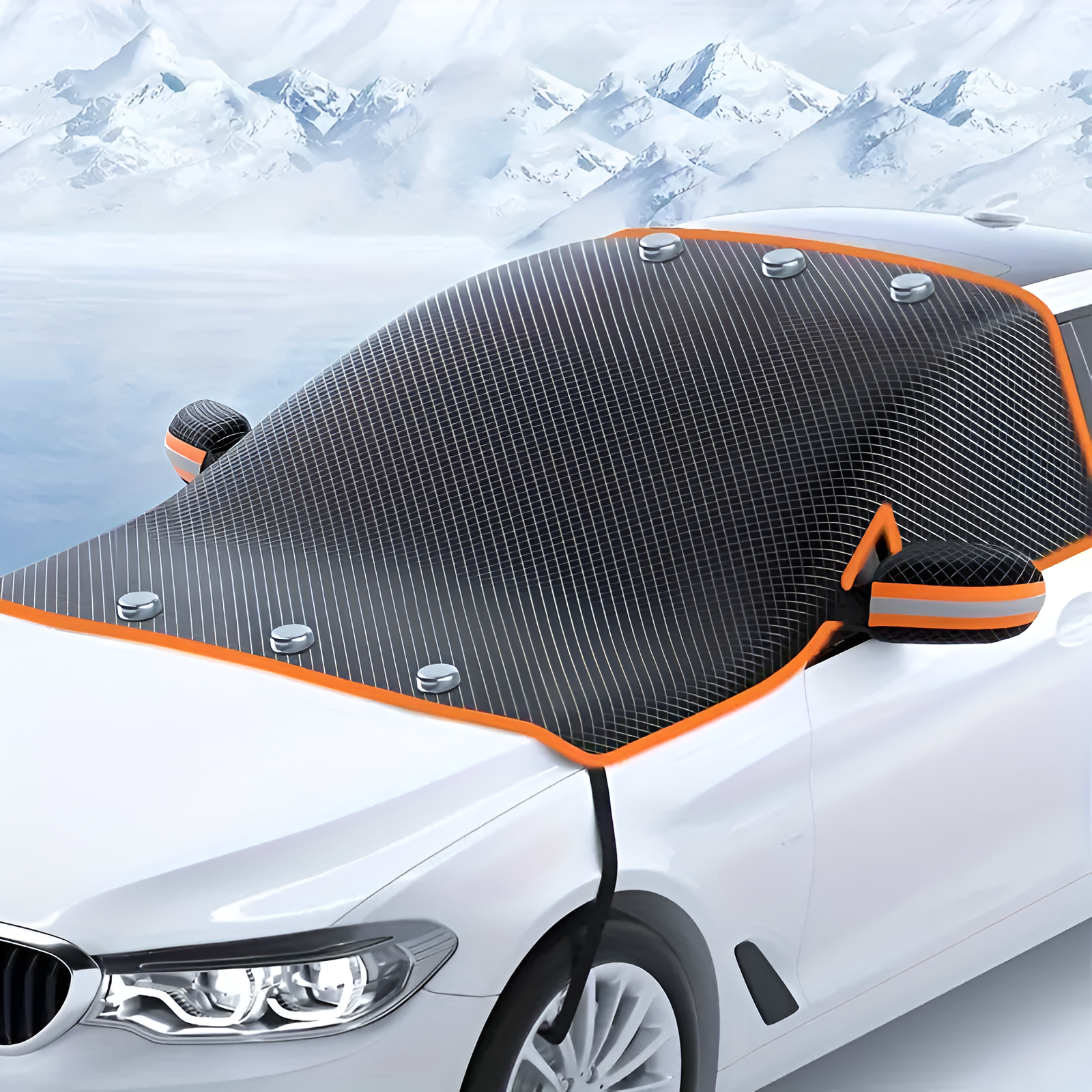 Magnetic Snow Windshield Cover